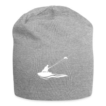 Kitesurfing - Kitesurfing - Kitesurfing - Gift - Jersey Beanie - heather grey - Front