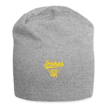 Imker - Jersey-Beanie - Grau meliert - Vorne
