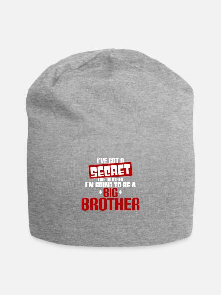 Big Brother, Men, Boys, Guys - Jersey Beanie - heather grey