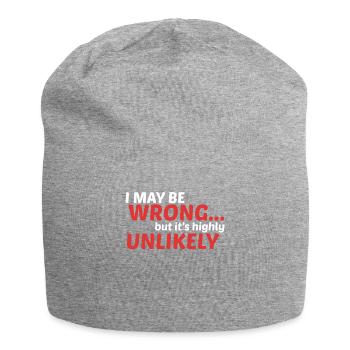Always right - Jersey Beanie - heather grey - Front
