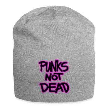 punks not dead - Jersey Beanie - heather grey - Front