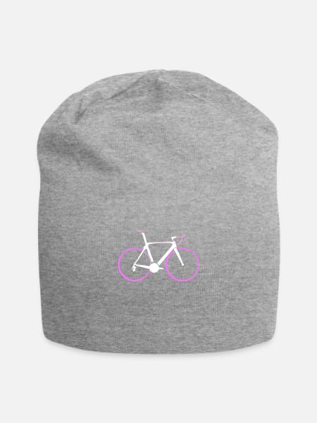 Bicycle, Rennrad, Fahrrad Frauen Geschenk - Jersey-Beanie - Grau meliert