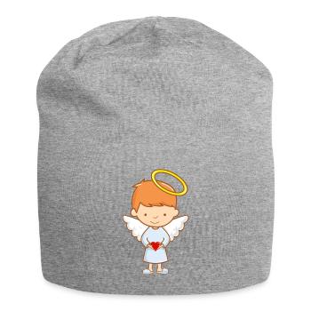 Sweet guardian angel - Jersey Beanie - heather grey - Front