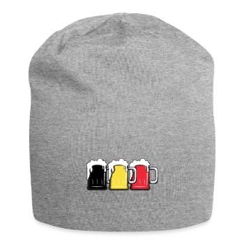 Belgique - Coupe du Monde - Cadeau - Bière - Bonnet en jersey - gris chiné - Devant
