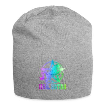 Salut Satan - Unicorn Pentacle Metal drôle - Bonnet en jersey - gris chiné - Devant