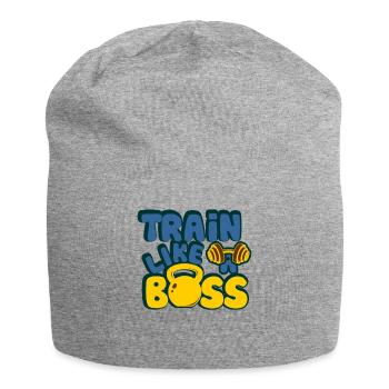 shirt fun pour sportifs - Bonnet en jersey - gris chiné - Devant