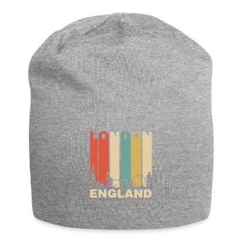 Costume frais de Londres Angleterre rétro Royaume-Uni - Bonnet en jersey - gris chiné - Devant