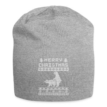 Ugly Christmas Humping Edition - Jersey Beanie - heather grey - Front