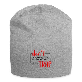 Don t Grow Up It s A Tra Shirt - Jersey-Beanie - Grau meliert - Vorne