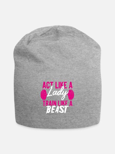 Fitness Gym - Jersey Beanie - heather grey