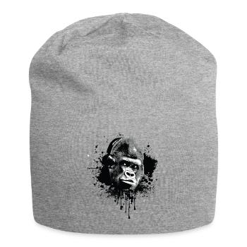 gorilla - Jersey Beanie - heather grey - Front
