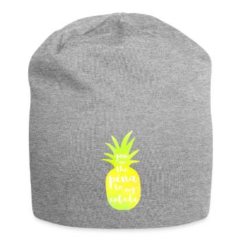You Are The Pina To My Colada - Pineapple T Shirt - Jersey-Beanie - Grau meliert - Vorne