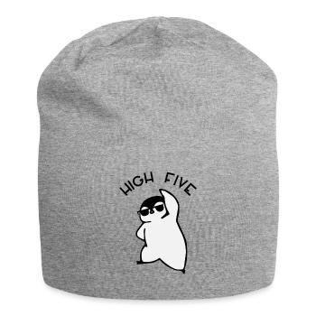 High Five - Penguin - Jersey-Beanie - Grau meliert - Vorne