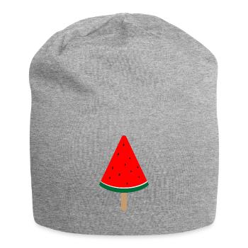 Watermelon Popsicle Summer By Melon Merch - Jersey-Beanie - Grau meliert - Vorne