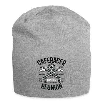 Caferacer Reunion - Jersey Beanie - heather grey - Front