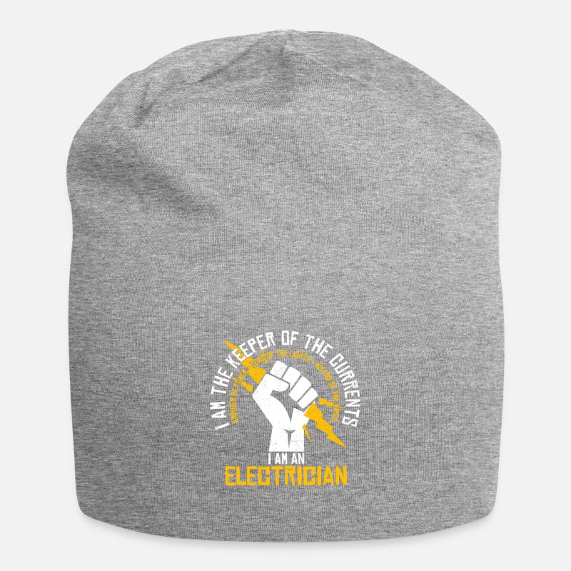electrician - Jersey Beanie - heather grey