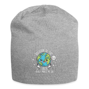 The Rotation Of The Earth Really Makes My Day - Bonnet en jersey - gris chiné - Devant