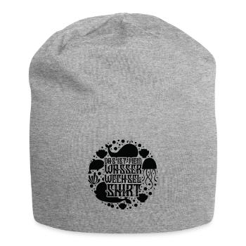 Chemise de changement d'eau drôle | cadeau - Bonnet en jersey - gris chiné - Devant