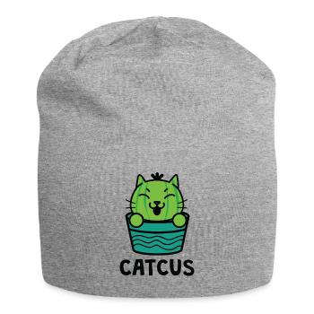 Impressionnant T-shirt Catcus - Bonnet en jersey - gris chiné - Devant