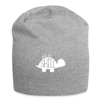 Tortue - Amoureux de tortues - Tortues - Bonnet en jersey - gris chiné - Devant