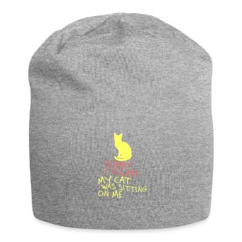 13 - Jersey-Beanie - Grau meliert - Vorne