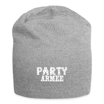 Party Armee schönes cooles Geschenk - Jersey-Beanie - Grau meliert - Vorne