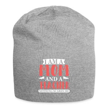 professeur - Bonnet en jersey - gris chiné - Devant