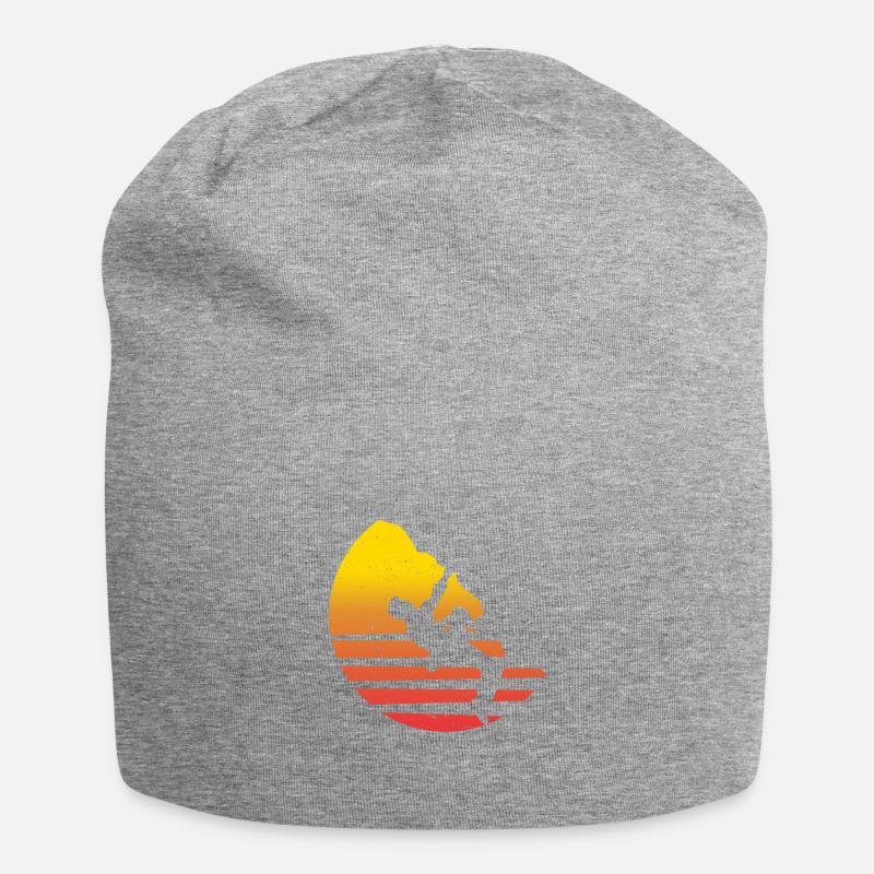 Klettern - Jersey-Beanie - Grau meliert
