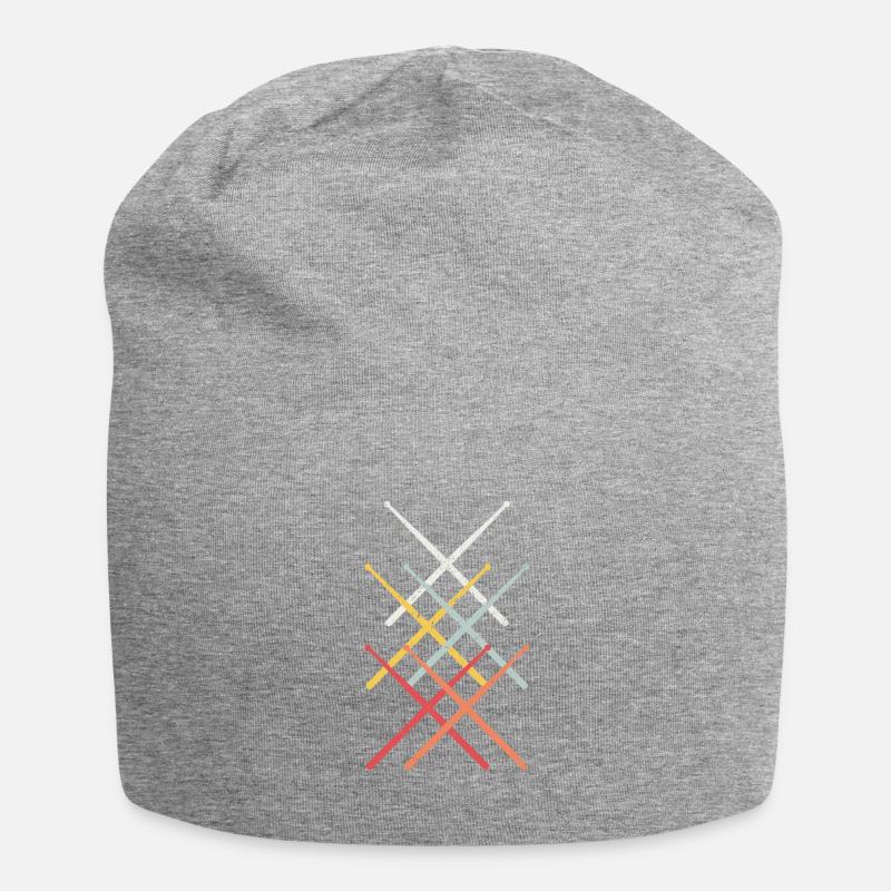 Schlagzeug - Jersey-Beanie - Grau meliert