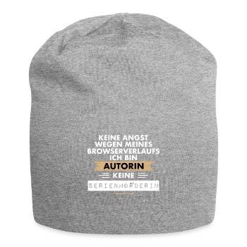 Auteur aucun tueur cadeau de navigateur drôle - Bonnet en jersey - gris chiné - Devant