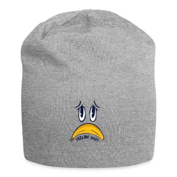 Bananen-Geschenk, das trauriges Gesichtshemd glaubt - Jersey-Beanie - Grau meliert - Vorne