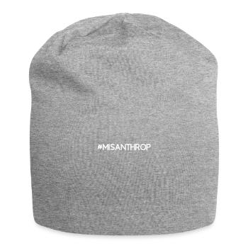Hatred misanthropic sarcasm fun gift - Jersey Beanie - heather grey - Front
