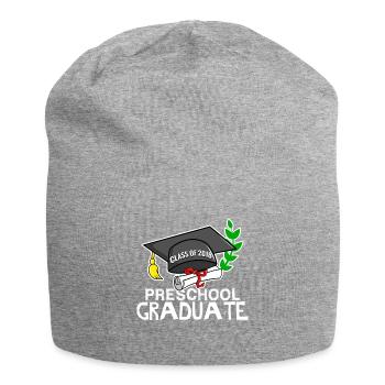 Preschool Graduate - class of 2018 - Jersey Beanie - heather grey - Front
