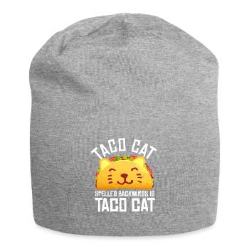 Taco Cat - Jersey Beanie - heather grey - Front