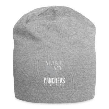 Funny Diabetic - Rend mon pancréas encore meilleur - Bonnet en jersey - gris chiné - Devant