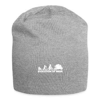 Biker - Jersey Beanie - heather grey - Front