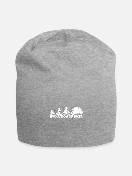 Biker - Bonnet en jersey - gris chiné