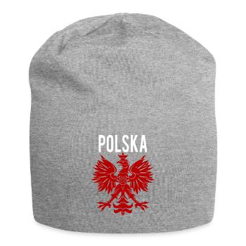 Polska Eagle - Jersey Beanie - heather grey - Front