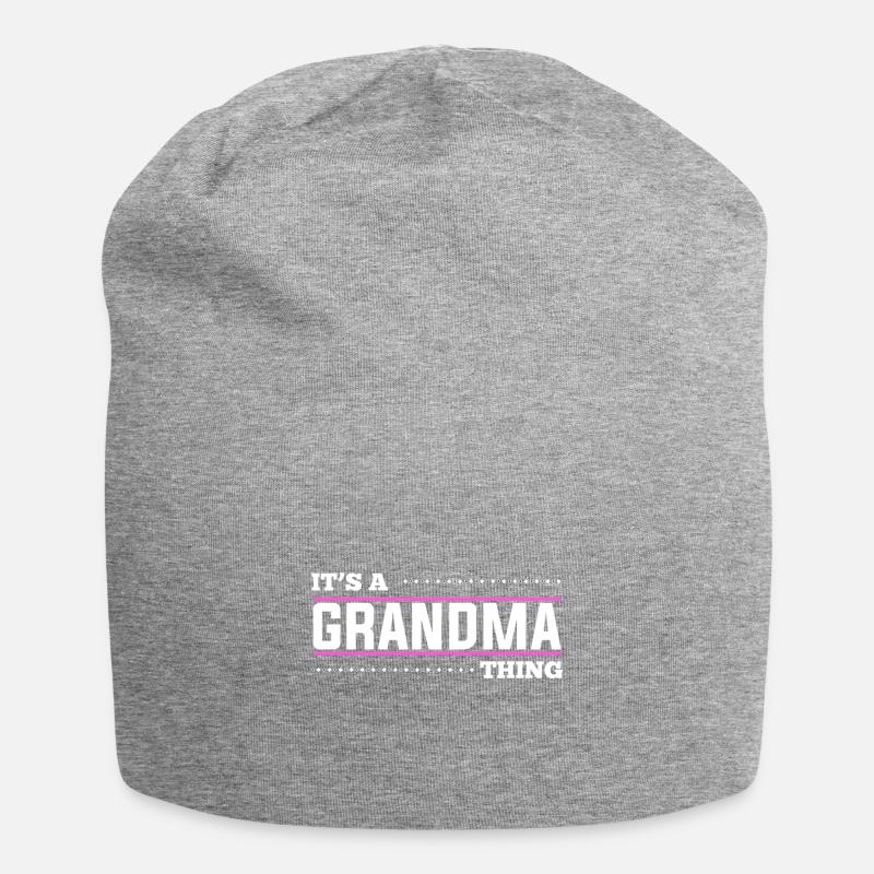 It's a grandma thing - Jersey Beanie - heather grey