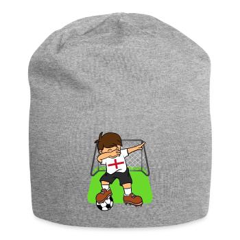 Angleterre Soccer Ball Dabbing Enfant British Football - Bonnet en jersey - gris chiné - Devant