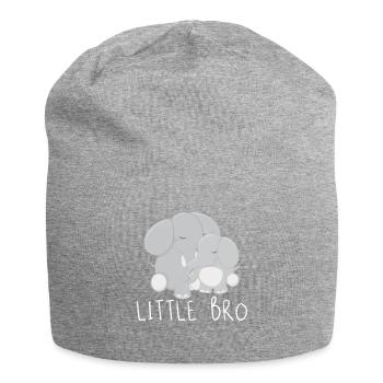 little bro - Jersey Beanie - heather grey - Front