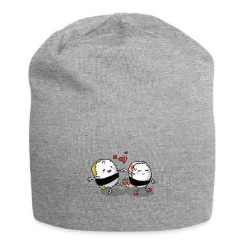 Sushi Liebespaar - Jersey-Beanie - Grau meliert - Vorne