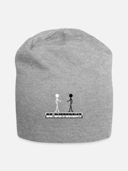 Be different - Jersey Beanie - heather grey