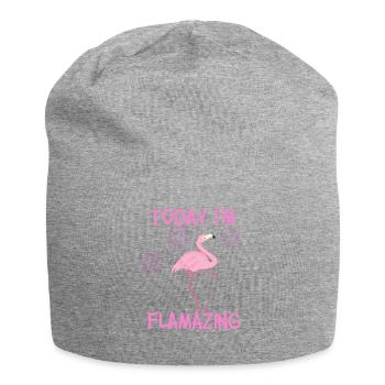 Today I'm Flamazing - Jersey-Beanie - Grau meliert - Vorne