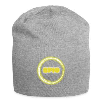 Glow Epic Bright Neon Party Glow Effect Retro - Jersey Beanie - heather grey - Front