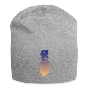 Kletter Familie - Jersey-Beanie - Grau meliert - Vorne
