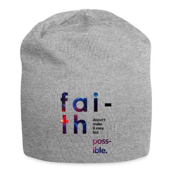 Universum - Jersey-Beanie - Grau meliert - Vorne