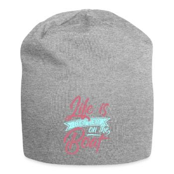 Boot Segeln Ozean Törn Segelboot - Jersey-Beanie - Grau meliert - Vorne
