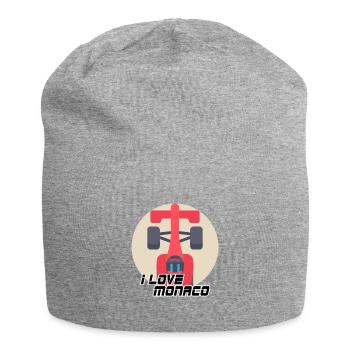 Monaco - Jersey-Beanie - Grau meliert - Vorne