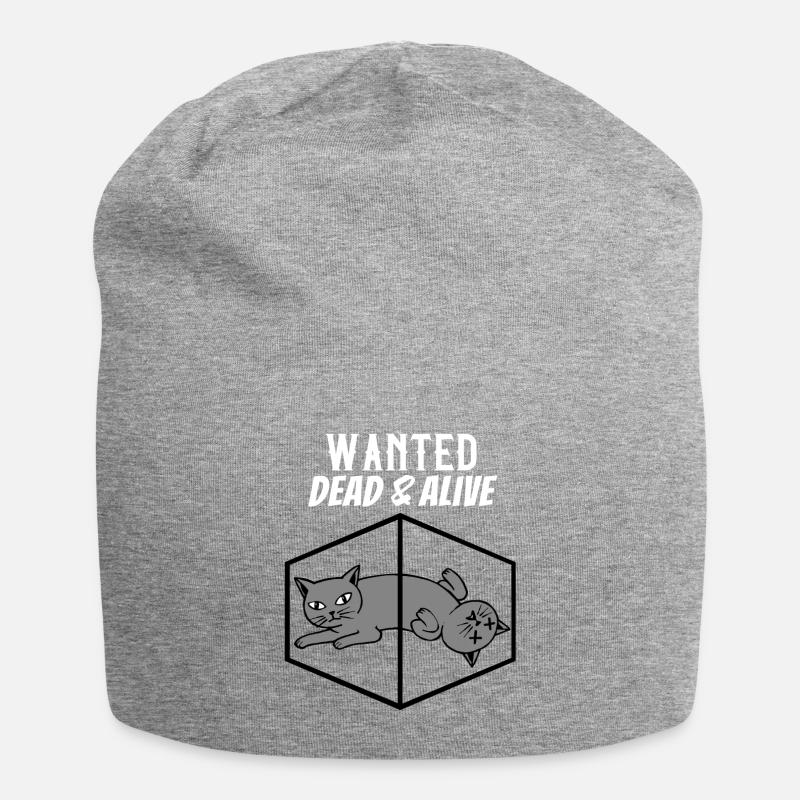 Physicien de la physique quantique de la physique des chats de Schrödinger - Bonnet en jersey - gris chiné